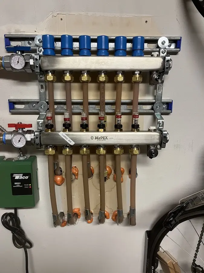 Plumber performing Leak Detection at a residential property in Los Osos